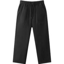 gxgjeans 美式宽松工装弯刀裤 黑色