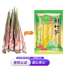 望田源 江西高山有机新鲜小竹笋 去壳嫩笋尖 500g×3袋 固形物≥70﹪