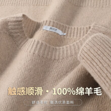 雪中飞 SNOWFLYING 100%绵羊毛女士羊毛衫  多色可选