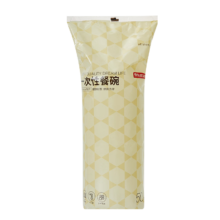 京东京造 一次性碗 食品级塑料碗 400ml 50只