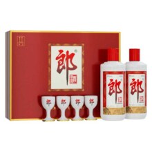 郎 牌郎普郎 53度酱香型白酒500ml*2礼盒装（内含酒具）