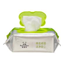 超曼熊 加厚湿厕纸卫生湿巾 80抽*3包