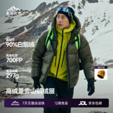 喜马拉雅 雨崩鹅绒服 700蓬90绒-25°C L 充绒量285g 草木绿