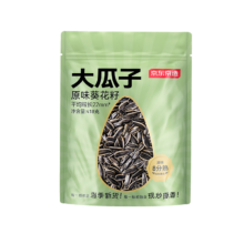 京东京造 大瓜子原味瓜子 418g 坚果炒货 葵花籽 办公室休闲零食 健康毛嗑炒瓜子