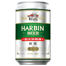 哈尔滨啤酒 醇爽啤酒500毫升*18罐