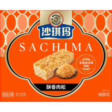 京东试用：徐福记 金标风味醇香肉松沙琪玛 2盒装700g 约32枚 高蛋白质