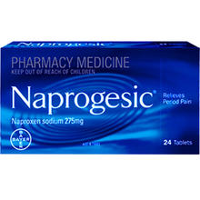 拜耳 Naprogesic痛经小蓝片萘普生经期舒缓生理期姨妈痛药进口原研