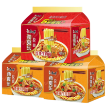 MasterKong 康师傅 劲爽乐系列 方便面 红烧牛肉面 5袋