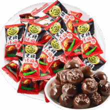 徐福记 黑糖话梅糖 500g袋装 约70颗 喜糖休闲零食年货节批发