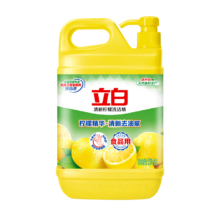 立白 清新柠檬洗洁精 1.5kg 大桶装 除味去油腥餐具净洗涤灵
