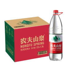 农夫山泉 饮用天然水 1.5L 整箱装 12瓶 塑膜随机发货