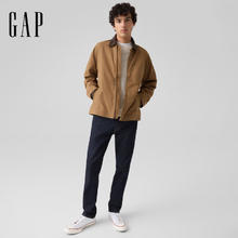 Gap 男装2025秋季灯芯绒翻领合身外套巴恩风夹克美版790585 M 美码L亚洲码180/96A