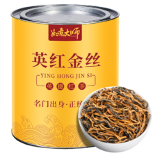 需换购、京东PLUS:如意大师 英红金丝九号古树英德红茶 茗茶伴手礼罐装 100g