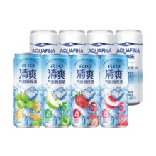 锐澳 RIO 清爽6罐装 送气泡水2罐 随机口味