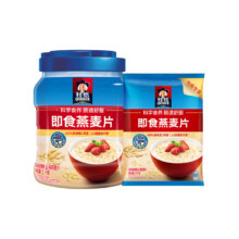 QUAKER 桂格 即食燕麦片 1000g罐+1000g袋