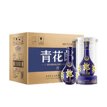 郎酒 青花郎 酱香型白酒 53度 500ml*6瓶 整箱装（新老包装随机）