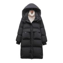 雅鹿 超级加绒加厚高充绒长款御寒羽绒服
