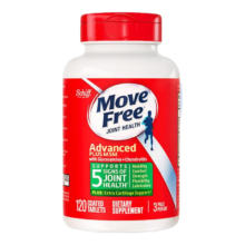 益节 Move Free 美国进口氨糖软骨素钙片 绿瓶 120粒*1瓶 中老年护关节营养品