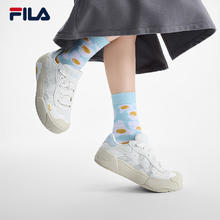 FILA 蛋包鞋女鞋2025夏季板鞋休闲鞋小白鞋厚底运动鞋