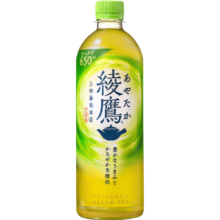 可口可乐 绫鹰玉露绿茶饮料 650ml 日本进口 无糖0脂0卡