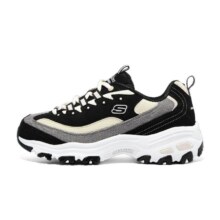 再降价：Skechers斯凯奇奶茶熊椰乳拿铁新款复古老爹鞋男女情侣运动老爹鞋