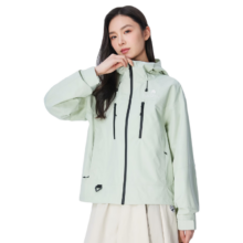 25日0点：骆驼 CAMEL 硬壳冲锋衣女单层外套 24新款 防水防风 登山服 男