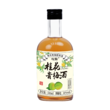 叹梅 低糖果酒女士青梅酒 桂花味 330ml 1瓶装 微醺晚安聚会