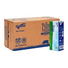 纽仕兰 新西兰原装进口全脂高钙纯牛奶 3.5g乳蛋白 250ml*24盒