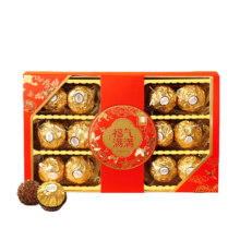 PLUS会员：费列罗 榛果威化巧克力礼盒 15粒187.5g