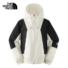 北面 The North Face 防风夹克女户外防泼外套 8EXC 米白色 ROU
