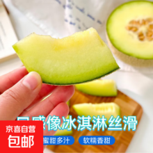 海南网纹蜜瓜 新鲜水果 软糯香甜 2-3粒装约4-5斤 京东快递送件上门