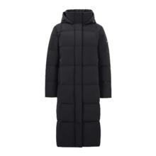 雪中飞【鹅绒】秋冬新款时尚百搭大口袋大长款连帽女士羽绒服女