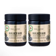 One's Member 有机黑芝麻酱 200g*2瓶