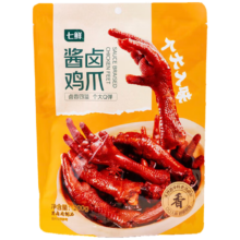 七鲜 酱卤鸡爪 200g 休闲解馋肉类凤爪零食小吃