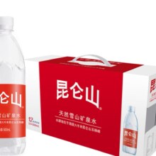 昆仑山矿泉水 饮用天然弱碱性 500ml*24瓶 整箱装 *2件