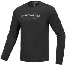 PLUS会员: 斯凯奇（Skechers）冬季新款男性针织长袖T恤衫百搭时尚