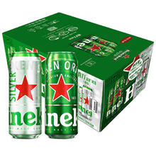 喜力 混装啤酒500mL*21罐 赠6骑士750ml*2瓶