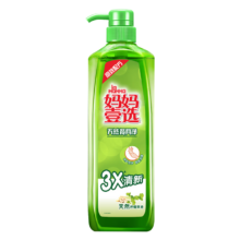 妈妈壹选 天然餐具净柠檬草洗洁精 1kg A类食品用果蔬清洗剂 宝宝可用去油