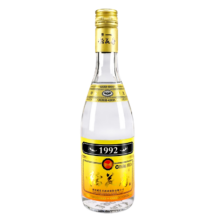 稻花香 1992金色 浓香型白酒 52度 500ml 单瓶装