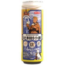 京东京造 比利时小麦精酿啤酒 全麦酿造 330ml*18整箱 浓郁麦香 年货送礼