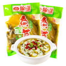 plus会员：民福记 盈棚 鱼酸菜 老坛酸菜 400g*2袋
