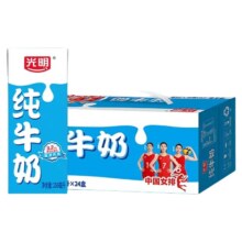 光明 全脂 利乐砖 纯牛奶 3.2g蛋白质 24盒 250ml