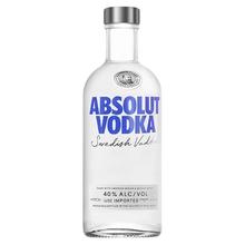 绝对伏特加 ABSOLUT绝对伏特加酒原味1000ml瑞典进口洋酒基酒调酒专用大瓶装