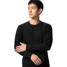 优衣库 男装HEATTECH ULTRA WARM圆领T恤长袖保暖衣秋衣内衣479525 479525/09黑色 L