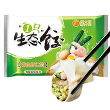 吴大嫂 1只生态饺 水饺 青瓜虾仁馅 40只 800g