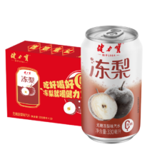 健力宝 无糖冻梨味汽水 330ml*20罐 家庭聚餐春节年货礼盒 碳酸饮料整箱