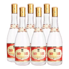 汾酒 山西杏花村 黄盖玻汾 53度 475mL  6瓶