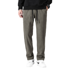 罗蒙 ROMON 灯芯绒加厚休闲裤男 3K147A30米色 加厚 185/2XL 适合155-170斤