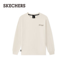 斯凯奇（Skechers）新年礼物长袖秋冬男女同款柔软舒适宽松休闲透气百搭时尚L325U095