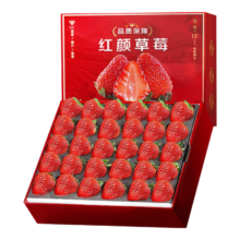 再降价：梦宛怡 大凉山露天红颜草莓 99牛奶油草莓 2斤尝鲜装 净重1.4斤 7A级品质 单果15-18g